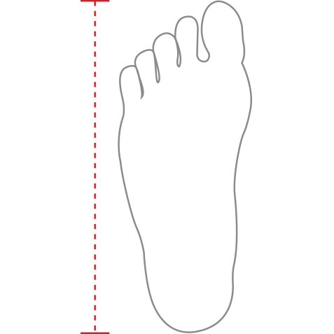 Footprint Size Chart